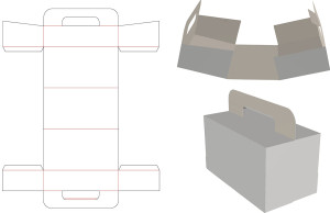 Karton aufbauen nach Faltplan