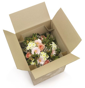 Blumenstrauss verschicken im Karton